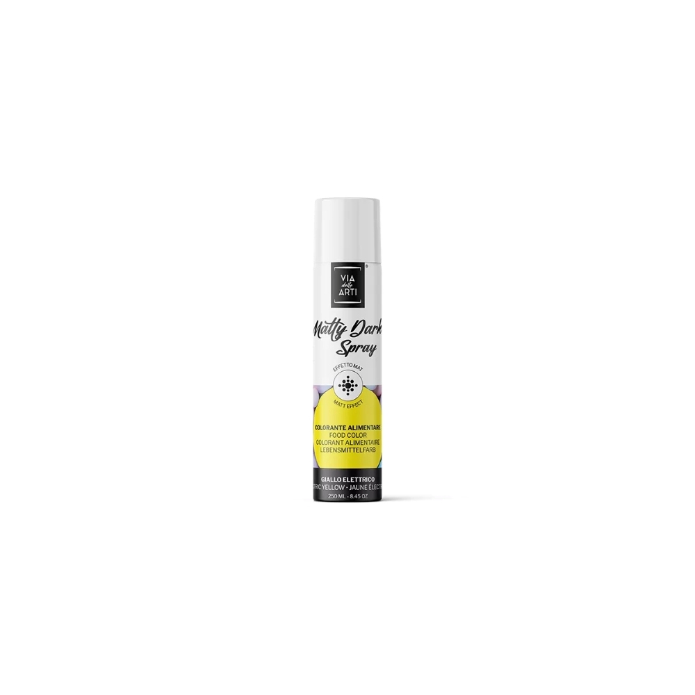 Spray galben electric mat Yellow Via delle Arti - 250ml