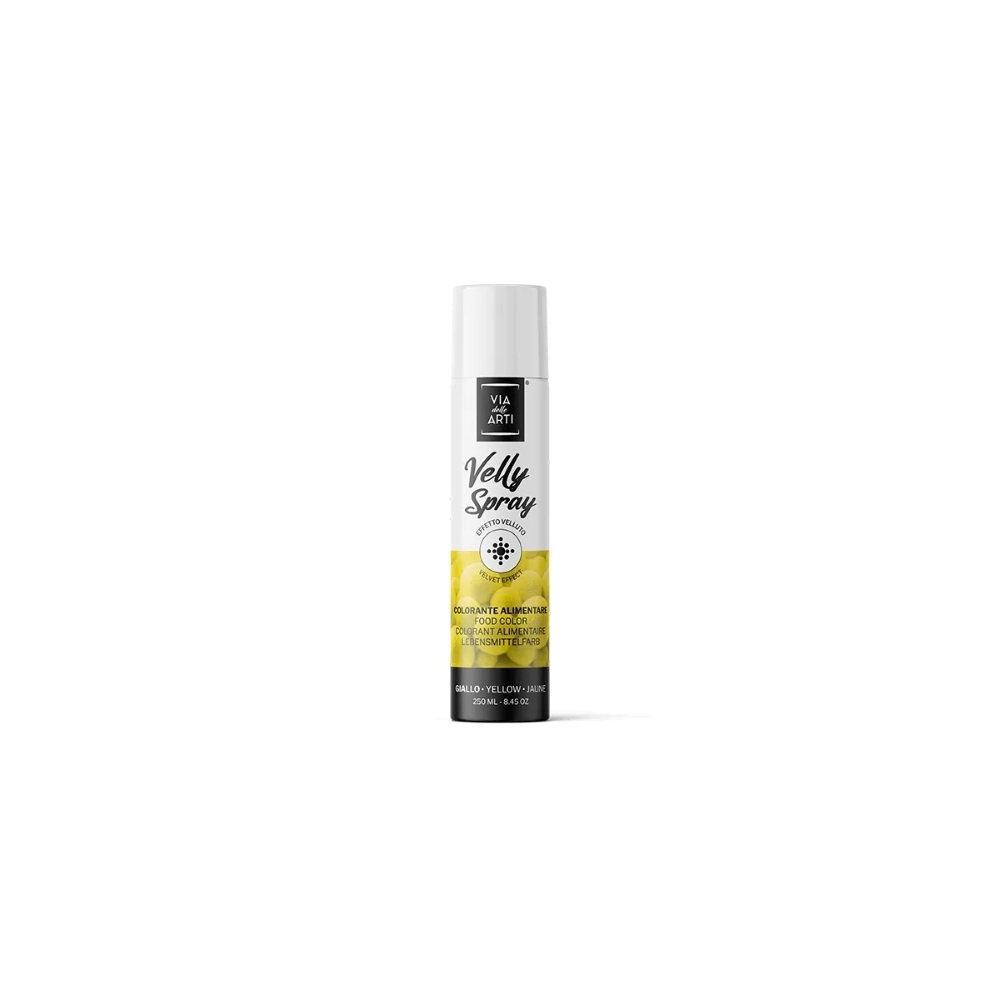 Spray galben velvet catifea Velly yellow Via delle Arti - 250ml