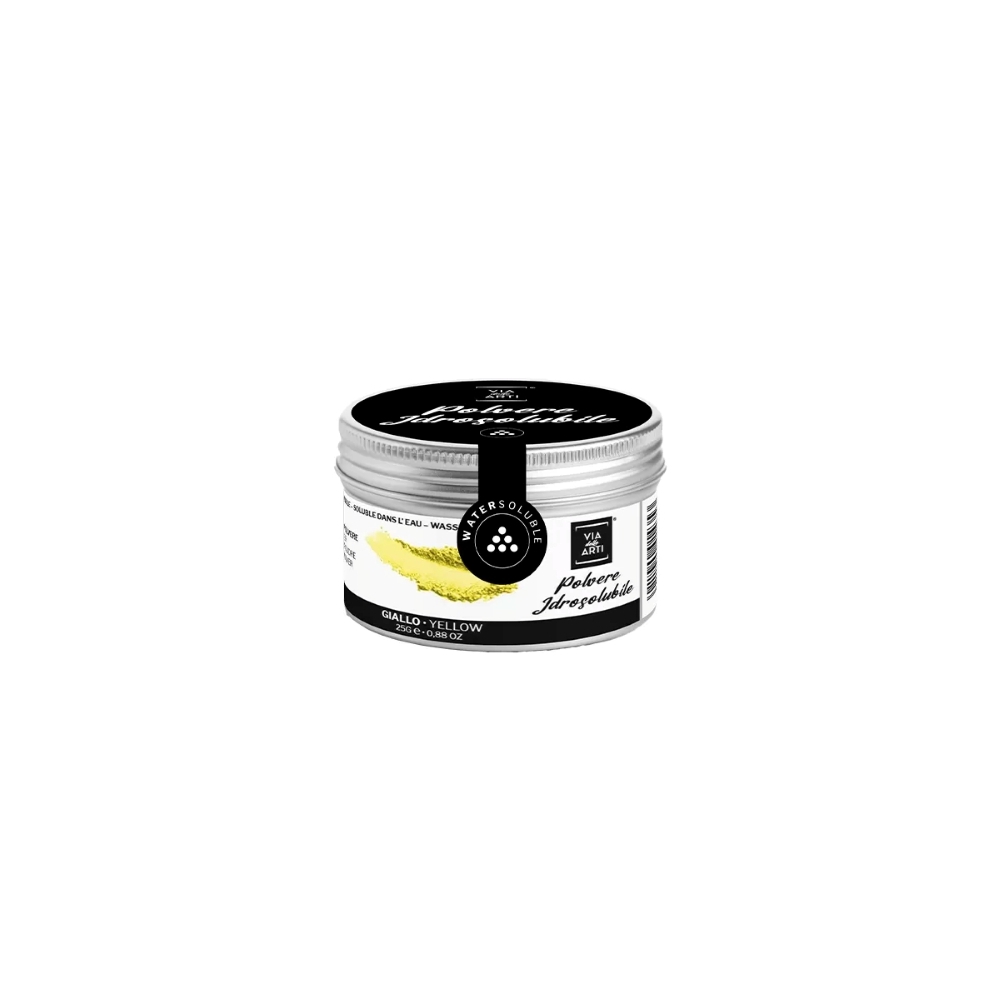 Colorant alimentar pudra hidrosolubil galben Yellow Via delle Arti - 25gr