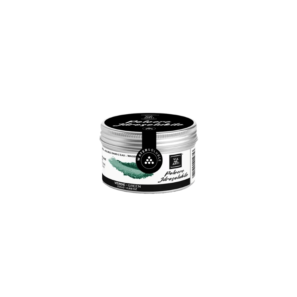Colorant alimentar pudra hidrosolubil verde Via delle Arti - 25gr