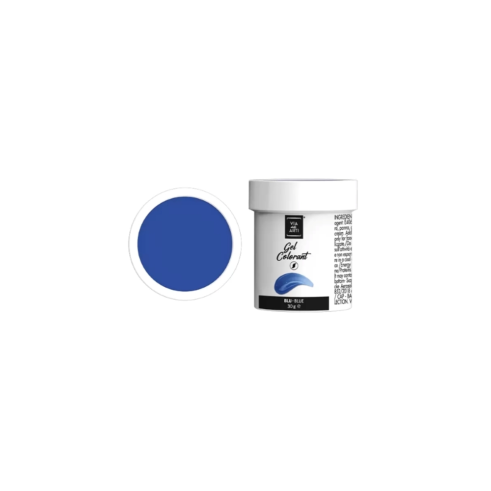 Colorant alimentar gel albastru Blue Via delle Arti - 30gr