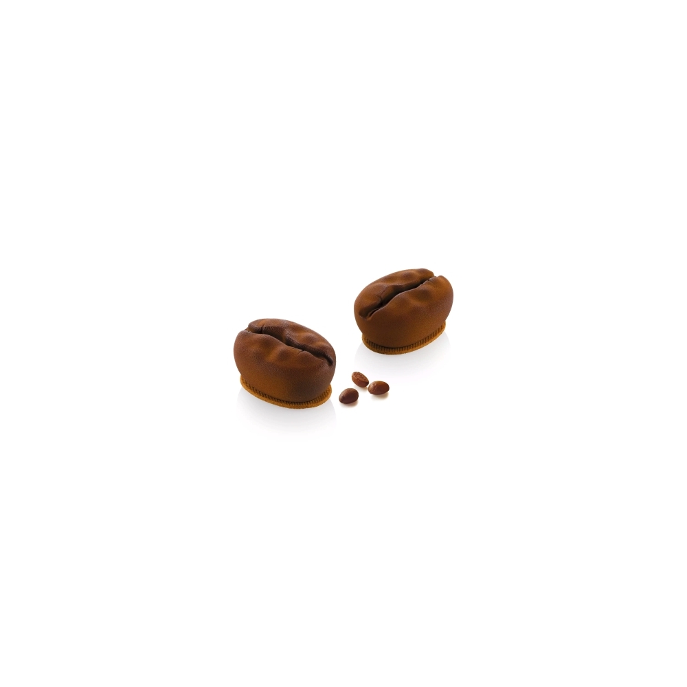 Forma din silicon monoportii boabe de cafea Caffe Silikomart - 58x78mm h40mm 110ml