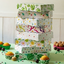 Cutie din carton pentru fursecuri si briose Design Decora - 23x16cm H5cm-0