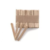 Bete din lemn pentru inghetata Silikomart - 72x8 h 2 mm 100buc