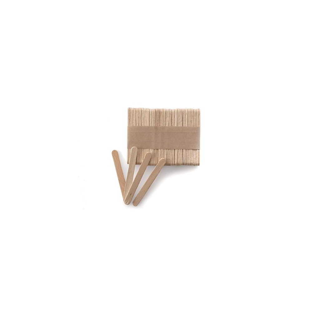 Bete din lemn pentru inghetata Silikomart - 72x8 h 2 mm 100buc