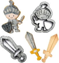 Decupatoare cavaler si sabie-0