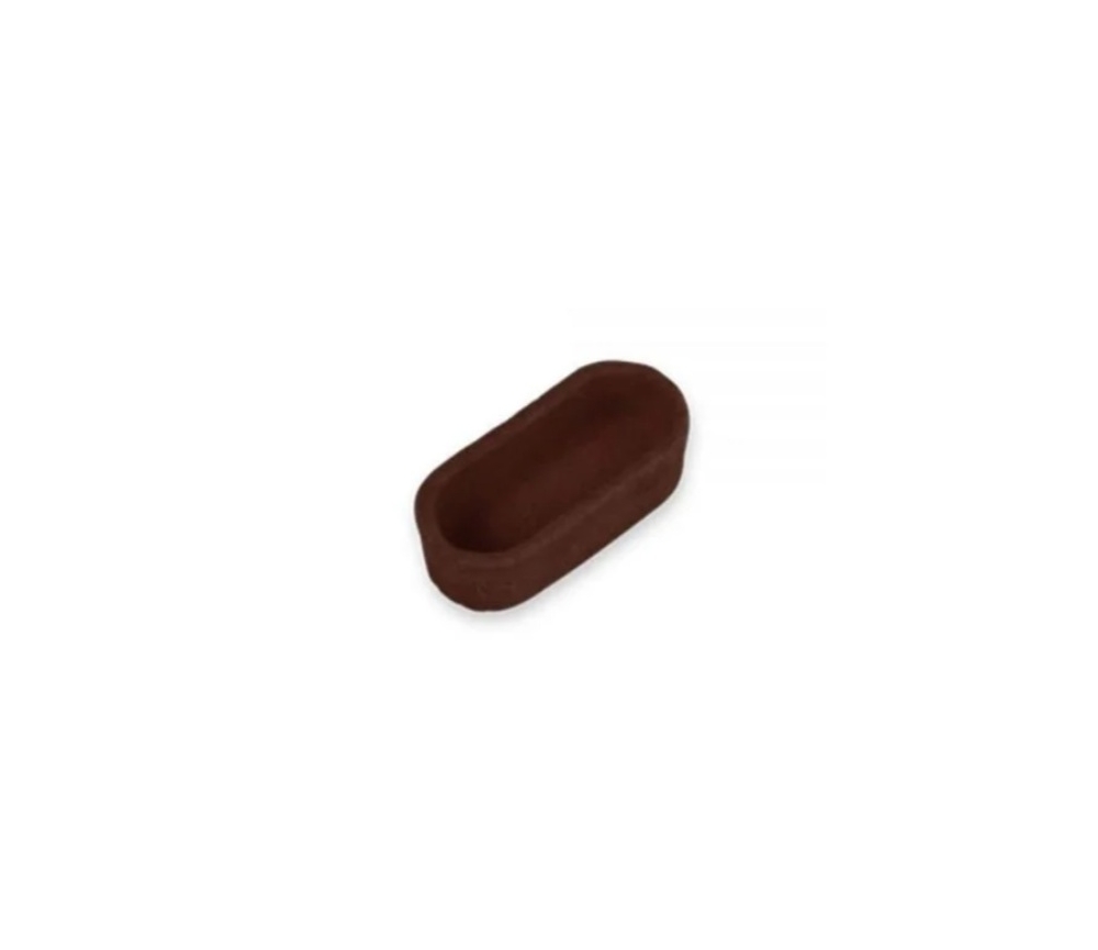 Coji de tarta forma de mini ecler cacao Cassibba - 70mm 60buc