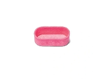 Coji de tarta forma de mini ecler roz capsuni Cassibba - 70mm 60buc