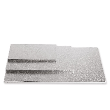 Drums platou dreptunghiular argintiu L30x20 h1.2cm
