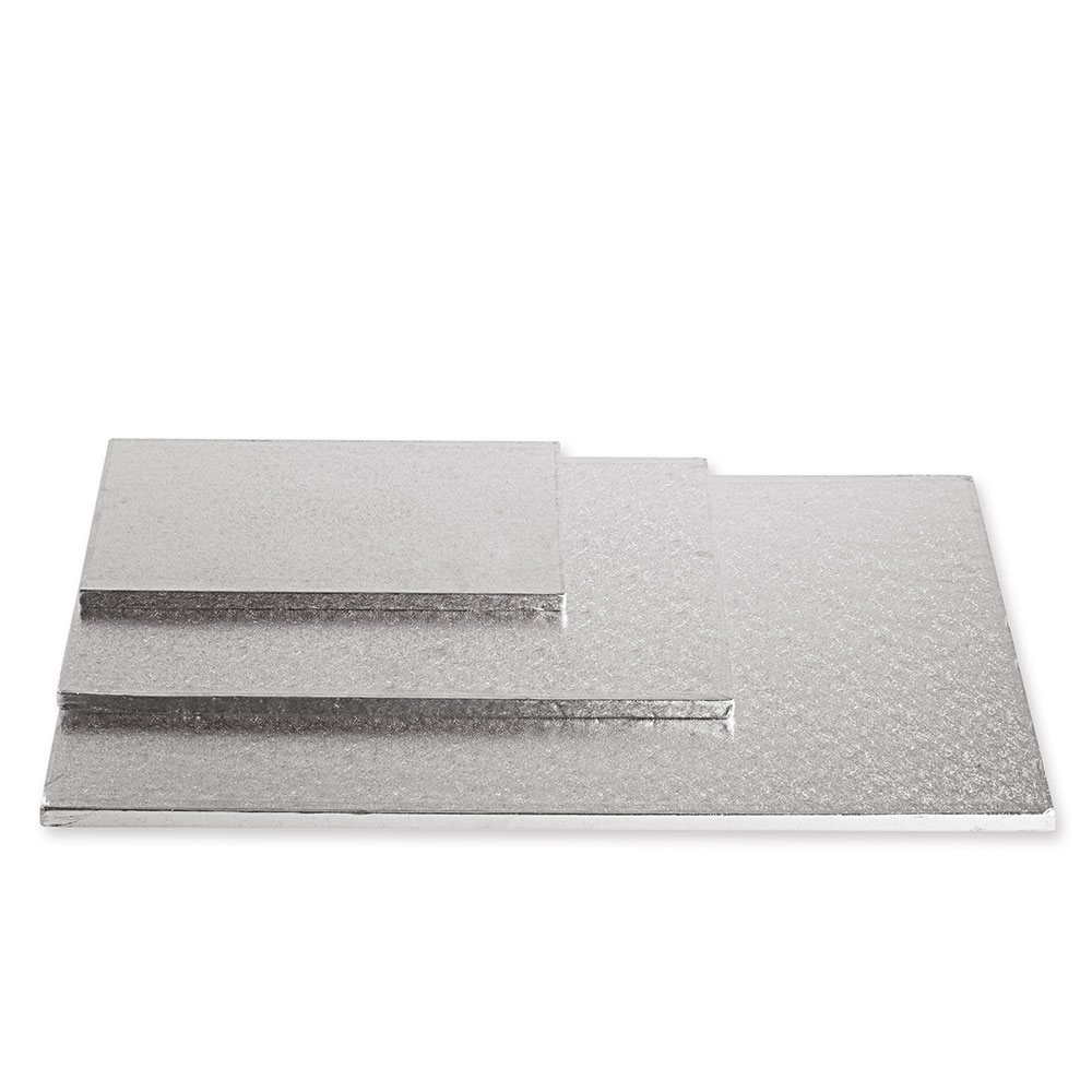 Drums platou dreptunghiular argintiu L30x20 h1.2cm
