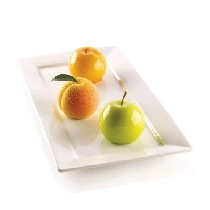 Forma din silicon monoportii caise Silikomart - ø62 h 52 mm 118ml