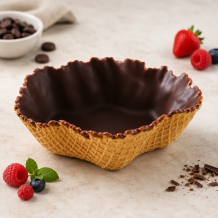 Cosulete din wafa cu cacao  Diam 107mm - 128buc