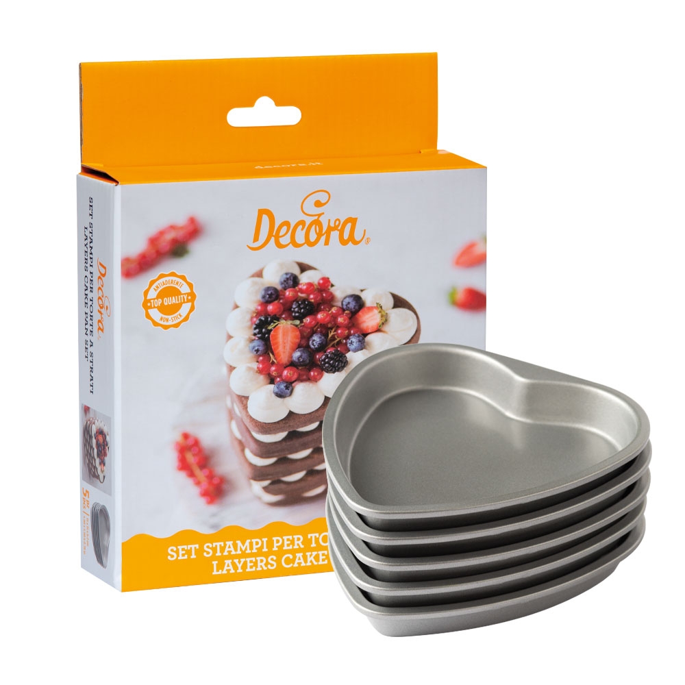 Tavi inima pentru tort 15x15xh2cm