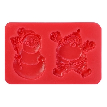 Mulaj silicon Mos Craciun 9x6cm
