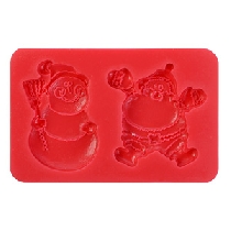 Mulaj silicon Mos Craciun 9x6cm