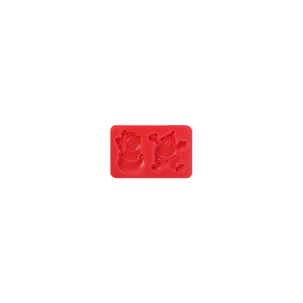 Mulaj silicon Mos Craciun 9x6cm