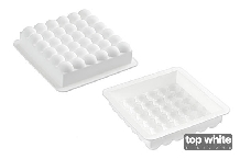 Forma din silicon patrata pentru tort Bubble Silikomart - 185mmx185mm h50mm 1400ml-0