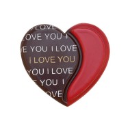 Decor ciocolata I LOVE YOU-Heart