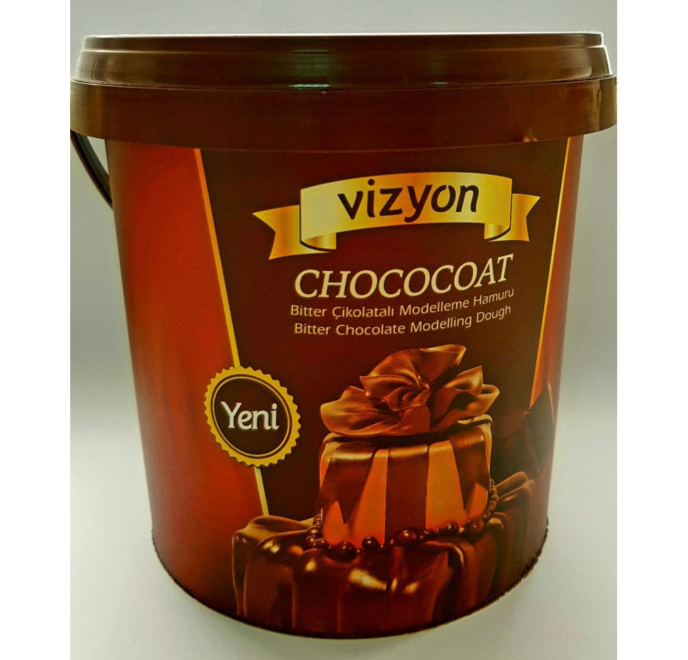 Pasta modelaj cu ciocolata neagra Vizyon 1kg